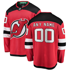 New Jersey Devils Trikot Fanatics Branded Rot Heim Breakaway Benutzerdefinierte